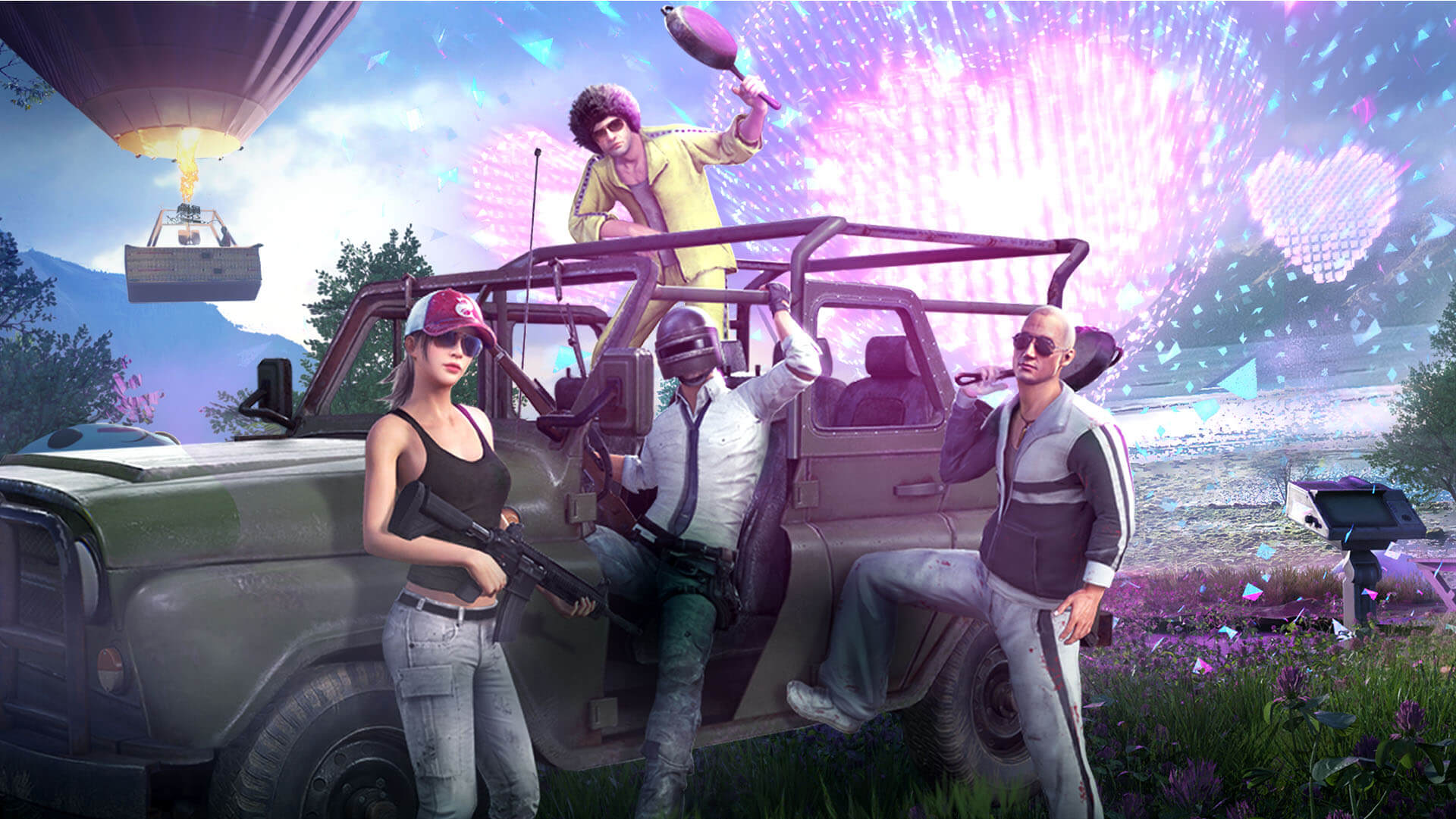 PUBG Mobile squad ready to play together